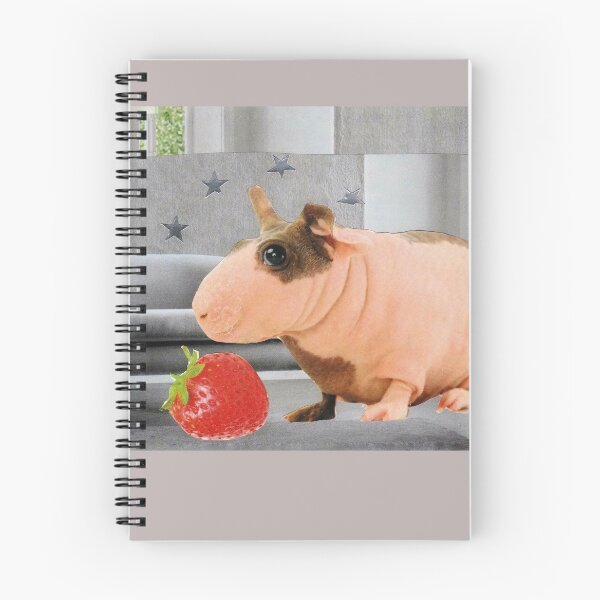 Item preview, Guinea Pig Portrait - ‘Fruit Snack’ designed and sold by Nikki Fortuin Arts & Crafts.