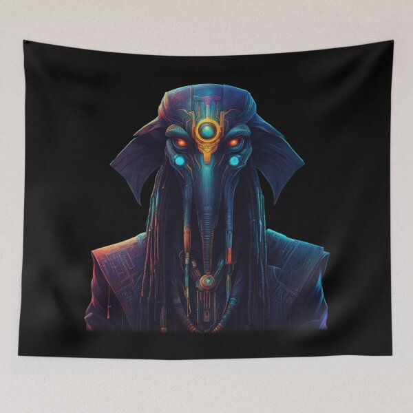 Item preview, Cyber Thoth, Cyberpunk Deity, Unique Design designed and sold by Burn-Ego.