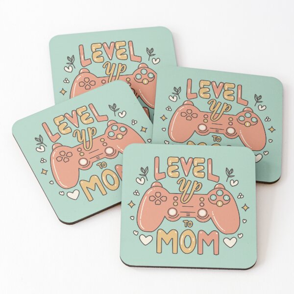 Aperçu de l'œuvre A niveau jusqu'à maman vintage drôle cadeau de nouvelle maman créée et vendue par MommyVibeArts.