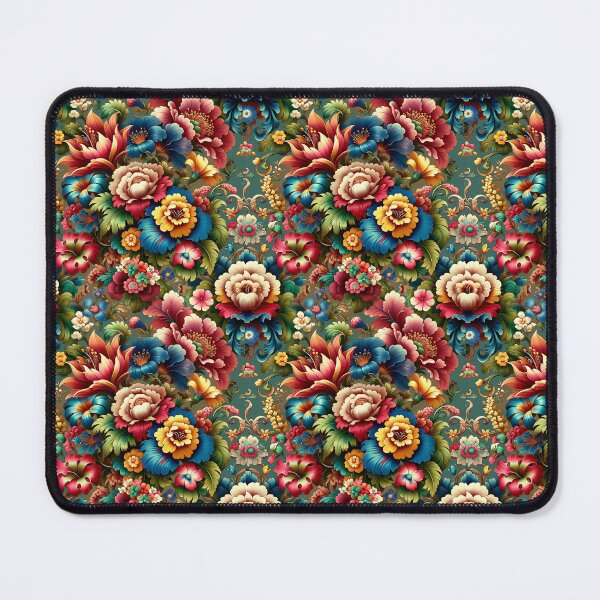 Item preview, Vibrant Flourish: A Seamless Floral Tapestry designed and sold by Timothy Redman.