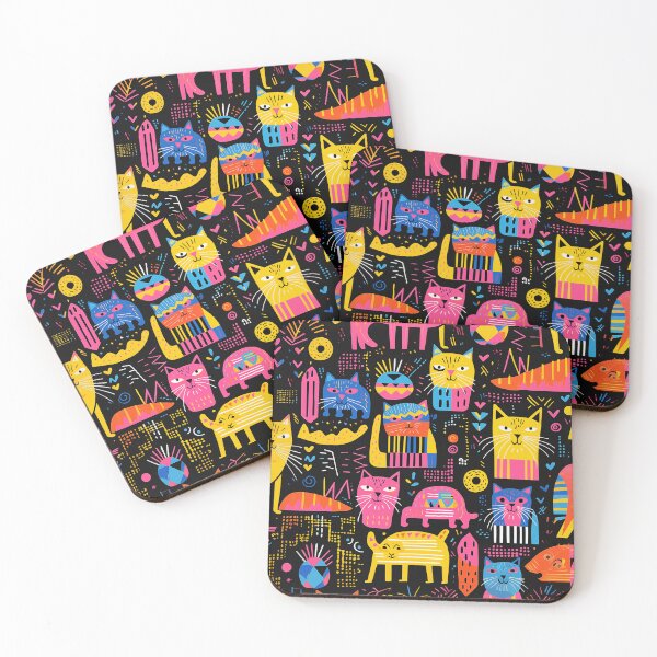 Item preview, Happy Cats Illustration designed and sold by dotsan.
