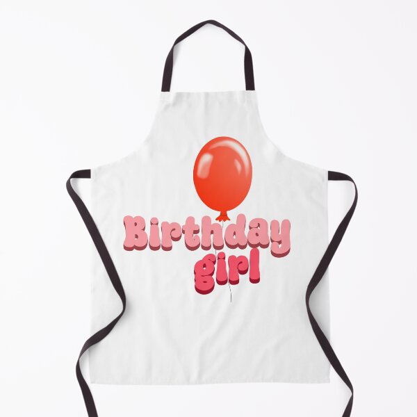 Item preview, Red and Blush birthday girl and vibrant orange balloon designed and sold by coloryourwings.