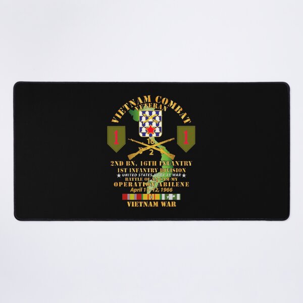 Item preview, Army - 2nd Bn 16th Inf - 1st ID - Operation Abeline w VN SVC designed and sold by Military Insignia Products.