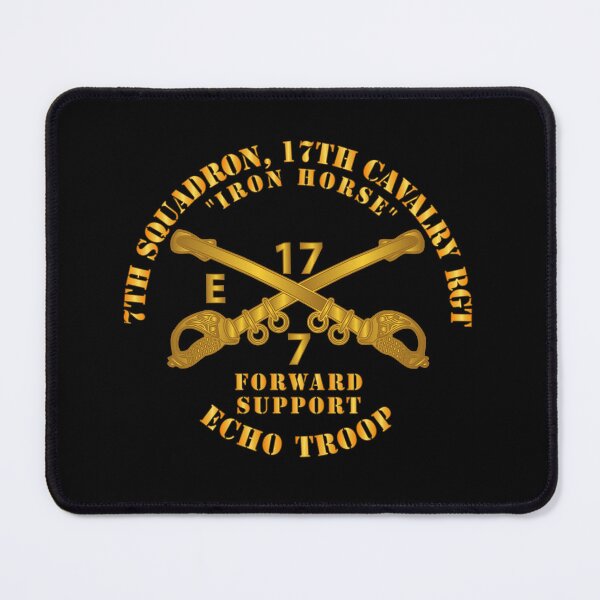 Item preview, Army - 7th Sqn 17th Cav Regt - Echo Trp - Iron Horse designed and sold by Military Insignia Products.