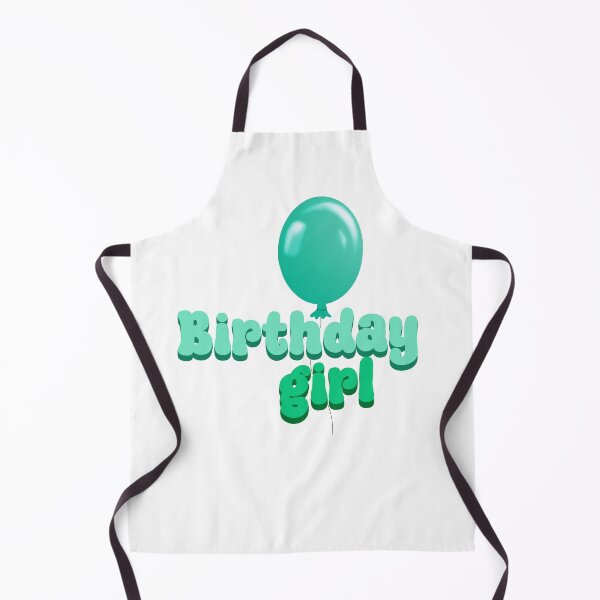 Item preview, Mint and green birthday girl and vibrant mint balloon designed and sold by coloryourwings.