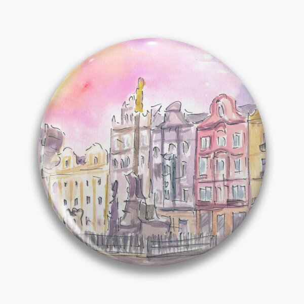 Item preview, Plzen Bohemia Historical Market Place Scene designed and sold by artshop77.