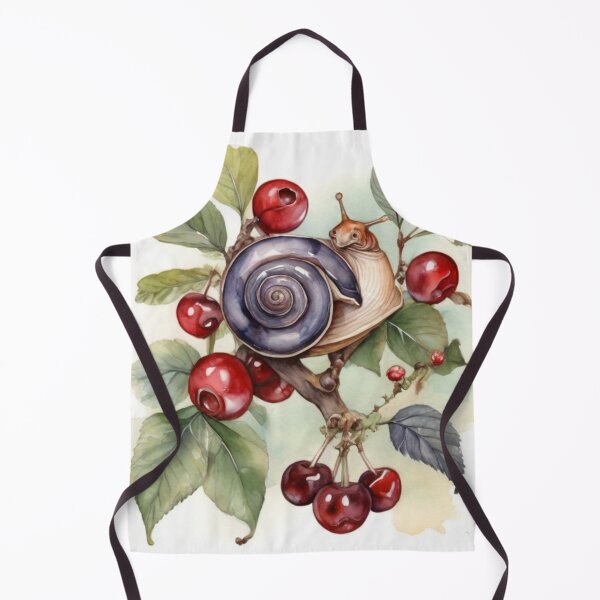 Item preview, juicy cherry , snail designed and sold by bonjourmadame4.