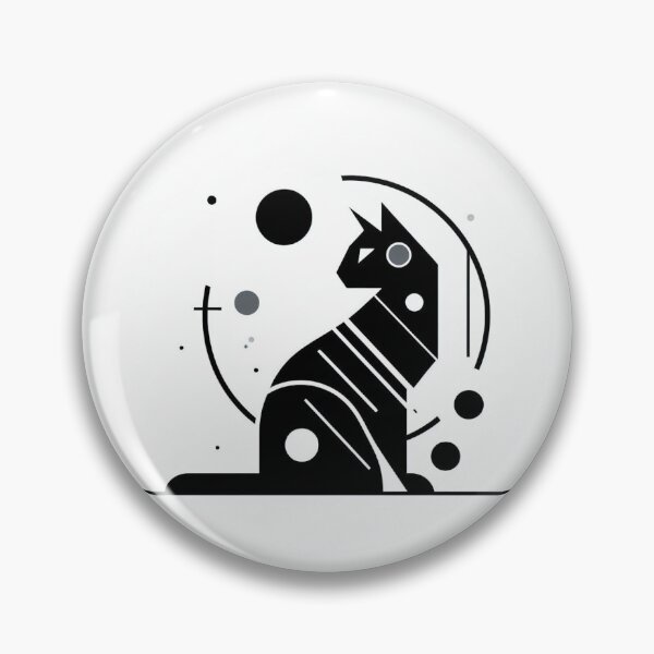 Item preview, Cat - michi ejipcio with stars and moon minimalist style background designed and sold by Tblurry.