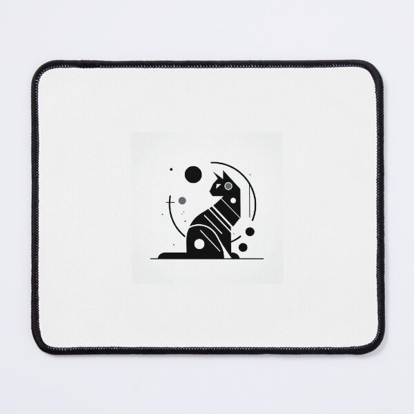 Item preview, Cat - michi ejipcio with stars and moon minimalist style background designed and sold by Tblurry.