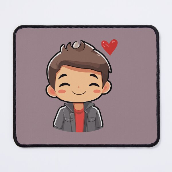 Item preview, Cute boy in love valentine designed and sold by StickerLab4.
