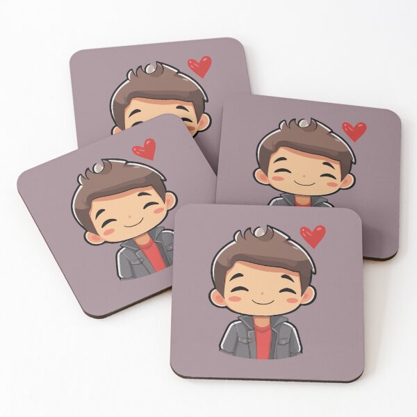 Item preview, Cute boy in love valentine designed and sold by StickerLab4.
