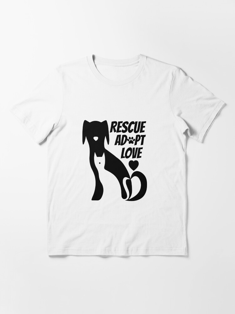 "pet rescue shirt cat or dog adopt rescue pet shirt pet rescue shirt