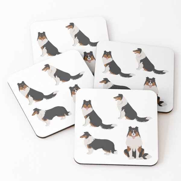 Item preview, Tri Color Rough Collie Dogs designed and sold by TheAnimalZ00.
