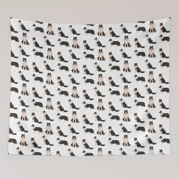 Item preview, Tri Color Rough Collie Dogs designed and sold by TheAnimalZ00.