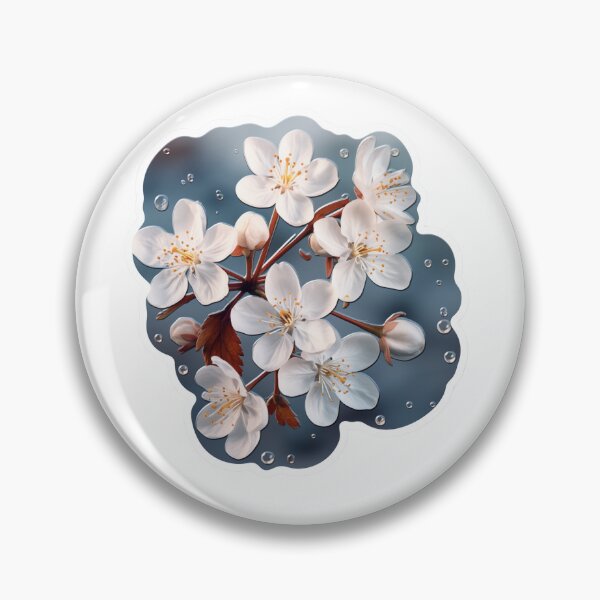 Item preview, "Ephemeral Blossoms" portrays delicate and intricate blossoms suspended in a void, encapsulating a fleeting moment of beauty and fragility. designed and sold by LittleOF Arty.