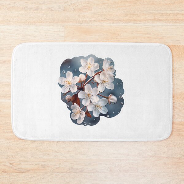 Item preview, "Ephemeral Blossoms" portrays delicate and intricate blossoms suspended in a void, encapsulating a fleeting moment of beauty and fragility. designed and sold by LittleOF Arty.