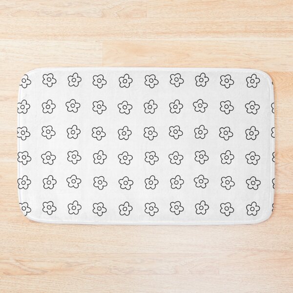 Item preview, 25 Minimalistic White Transparent Flowers Set designed and sold by posterful.