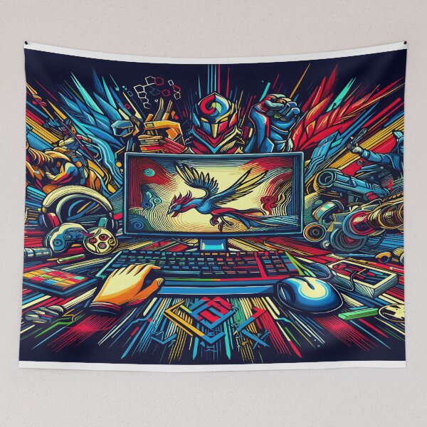 Item preview, Gaming Sports Desk Mat Mouse Pad Bath Mat designed and sold by KitonicTees.