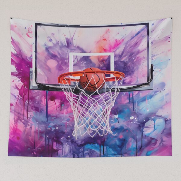 Item preview, Girls Basketball Backboard Spash Art designed and sold by jendrip.