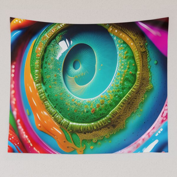 Artikelvorschau, Rainbow Swirl Of Liquid Paint entworfen und verkauft von TheArtOfPat.
