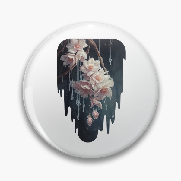 Item preview, "Ephemeral Blossoms" portrays delicate and intricate blossoms suspended in a void, encapsulating a fleeting moment of beauty and fragility. designed and sold by LittleOF Arty.