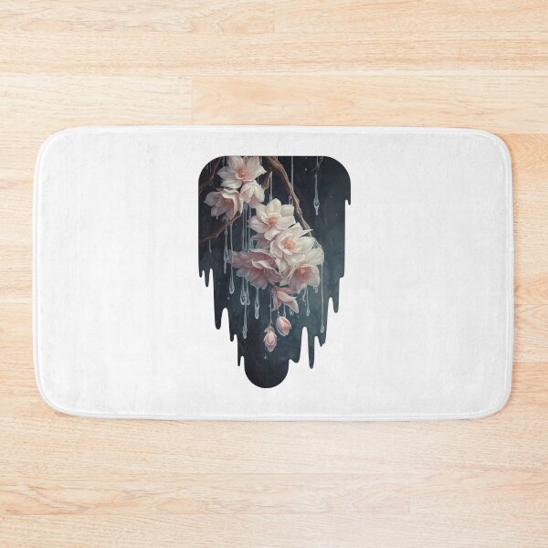Item preview, "Ephemeral Blossoms" portrays delicate and intricate blossoms suspended in a void, encapsulating a fleeting moment of beauty and fragility. designed and sold by LittleOF Arty.