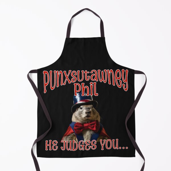Item preview, He Judges You Punxsutawney Phil Happy Groundhog Day designed and sold by ZeptepiTrends.