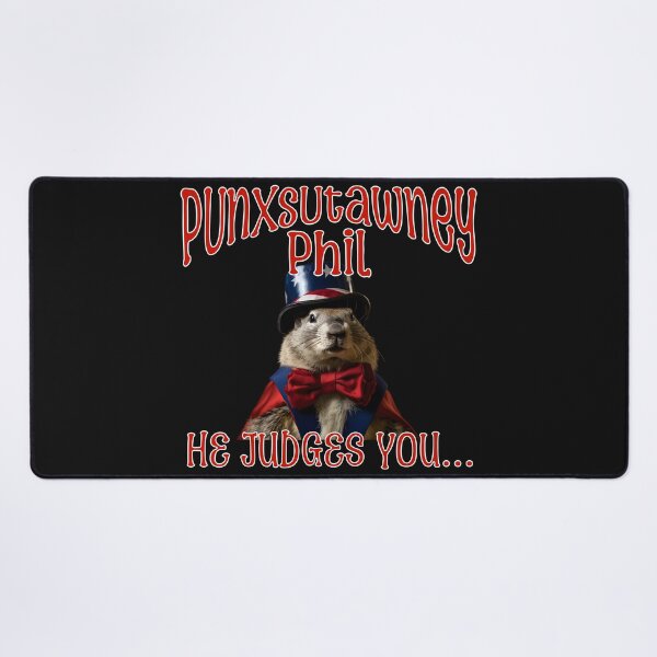 Item preview, He Judges You Punxsutawney Phil Happy Groundhog Day designed and sold by ZeptepiTrends.