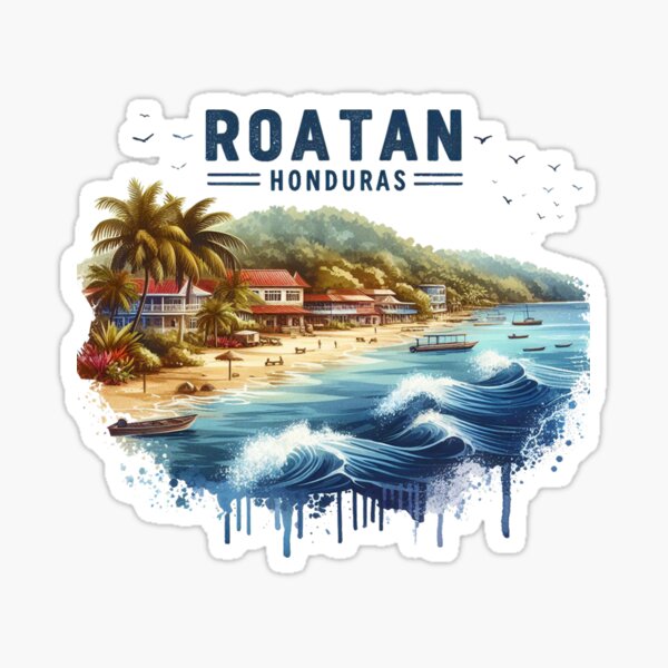 Item preview, Roatan Bay Islands, Honduras designed and sold by vectcd.