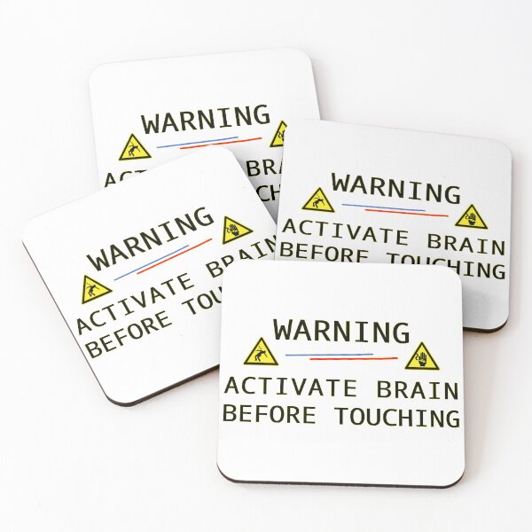 Item preview, Warning Activate Brain designed and sold by DynamikDesign.