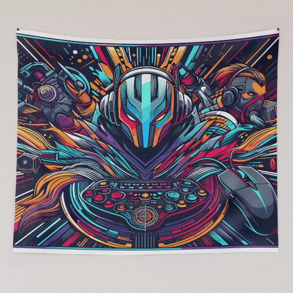 Item preview, Cool Gaming Gamer Desk Mat, Mouse Pad Bath Mat designed and sold by KitonicTees.