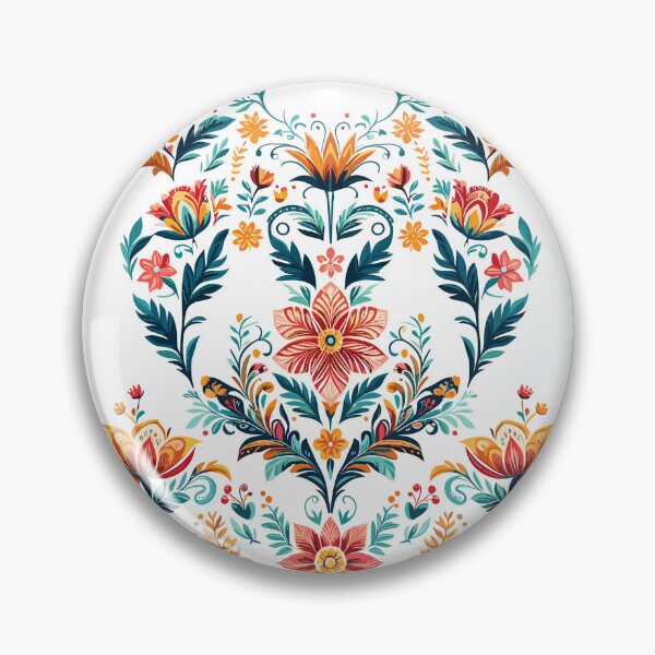Item preview, Hungarian Floral Colorful  designed and sold by JessArty ⭐⭐⭐⭐⭐.