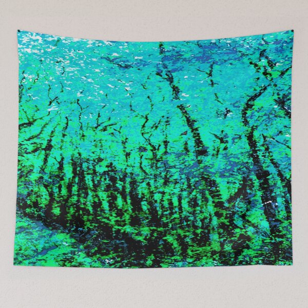 Item preview, blue green woods designed and sold by Gerardo Segismundo.