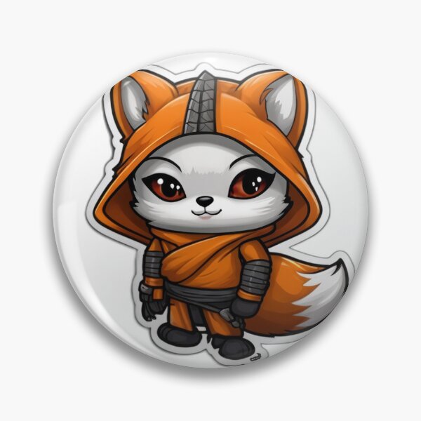Item preview, Fox Ninja Sticker designed and sold by Bob005.