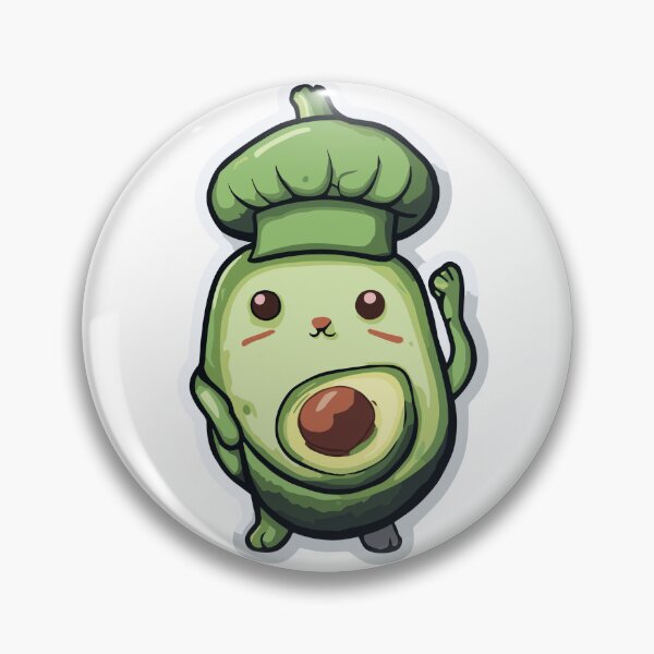 Item preview, Chef Avocato: Sushi Master Cat - Cute Sushi Chef Cat Avocado Feline Art designed and sold by VeggiPower.