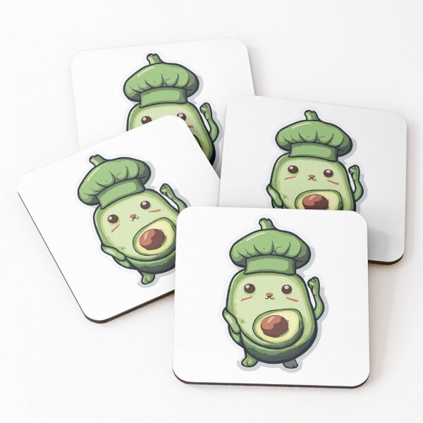 Item preview, Chef Avocato: Sushi Master Cat - Cute Sushi Chef Cat Avocado Feline Art designed and sold by VeggiPower.