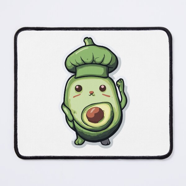 Item preview, Chef Avocato: Sushi Master Cat - Cute Sushi Chef Cat Avocado Feline Art designed and sold by VeggiPower.