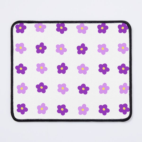 Item preview, 25 Minimalistic Two Coloured Purple Flowers Set designed and sold by posterful.