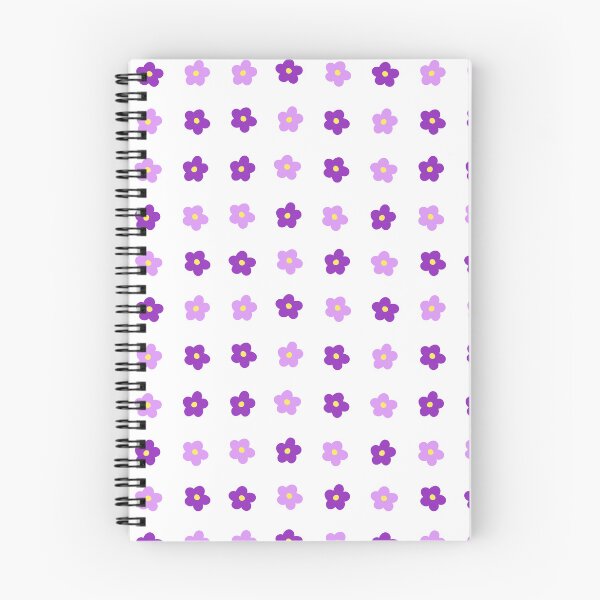 Item preview, 25 Minimalistic Two Coloured Purple Flowers Set designed and sold by posterful.