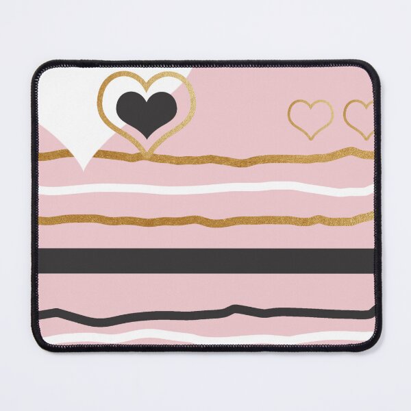 Item preview, Golden hearts in pink background designed and sold by HikaryChan.