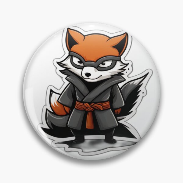 Item preview, Ninja fox sticker designed and sold by Bob005.