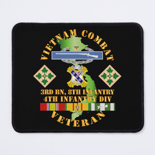 Item preview, Army - Vietnam Combat Inf Vet w 3rd Bn 8th Inf - 4th ID SSI wo DS designed and sold by Military Insignia Products.