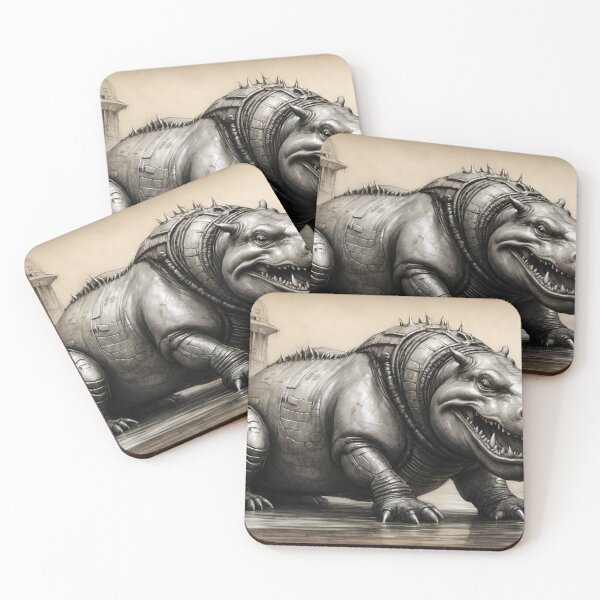 Item preview, Cybernetic Behemoth: The Iron Hippo designed and sold by MachineDesigned.
