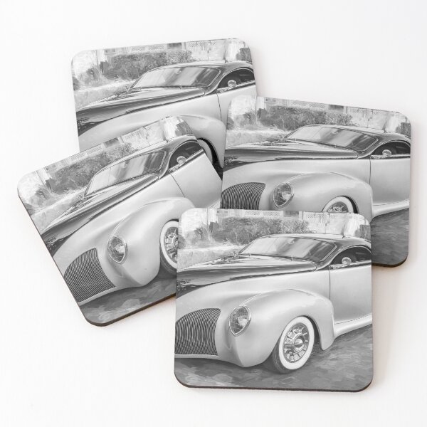 Item preview, 1938 Silver Lincoln Zephyr 3 Window Coupe X125 designed and sold by RichFrancoCars.