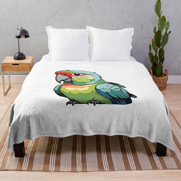 Item preview, Colorful cute parrot, feather fluffy parrot designed and sold by ArtCornerStudio.