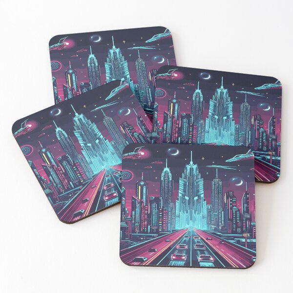 Item preview, Gaming Futuristic Artwork Desk Mat designed and sold by KitonicTees.