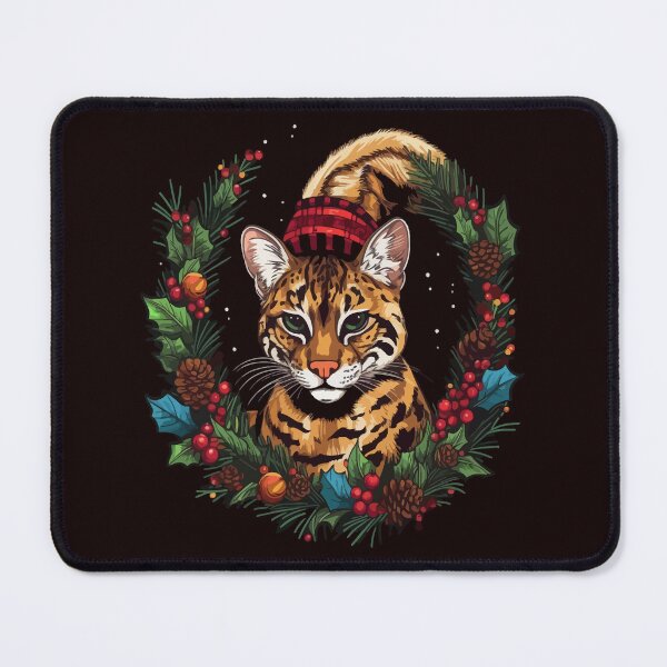 Item preview, Christmas Ocelot designed and sold by creativellashop.