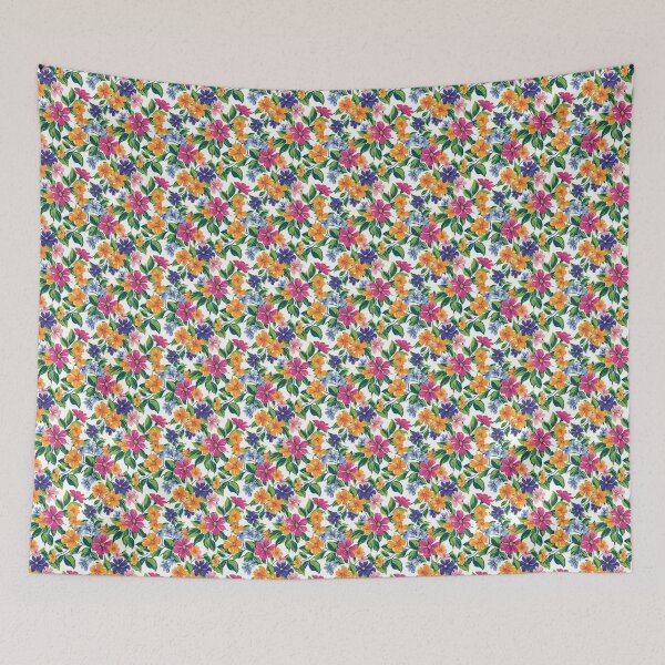 Item preview, Patterned Flower Petals A Dance of Colors and Botanical Floral Splendor designed and sold by PHZTees.