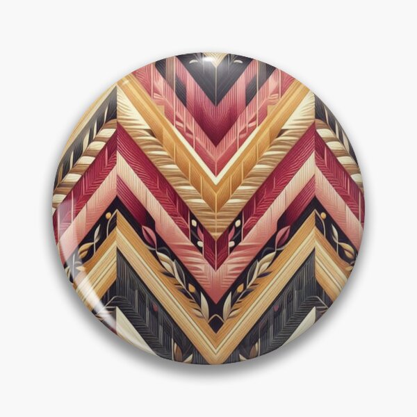 Item preview, Herringbone Pattern - Red Pink Yellow Black ; Pattern,  Chevron designed and sold by PatternInArt.