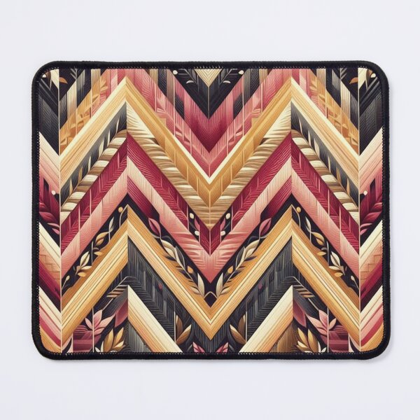 Item preview, Herringbone Pattern - Red Pink Yellow Black ; Pattern,  Chevron designed and sold by PatternInArt.